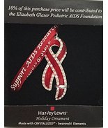 Harvey Lewis Aids Foundation Ornament with Swarovski Elements - $15.83