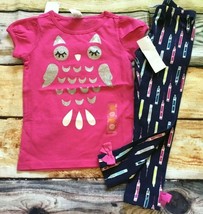 Gymboree 3T 4T Set Pink Butterfly Top Flower Floral Capri Leggings Outlet NWT