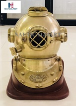 U.S Navy Diving Helmet Mark V Brass Antique Helmet Collectible