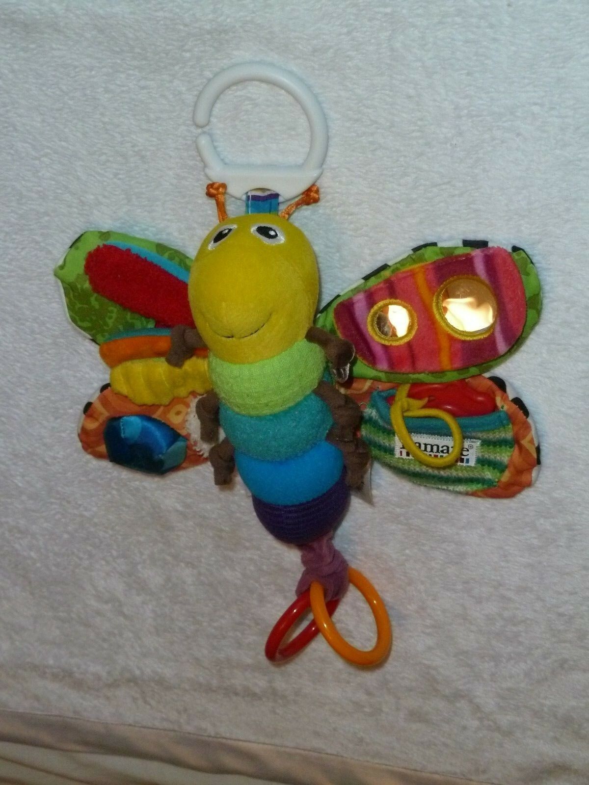 Primary image for LOT 2 LAMAZE BABY BUG INSECT CLIP N GO PLAY ACTIVITY TOYS RING LINK FIREFLY