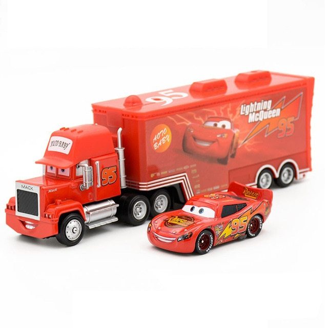 Disney Pixar Cars 3 2Pcs/Set Lightning McQueen Truck Uncle Mack The ...