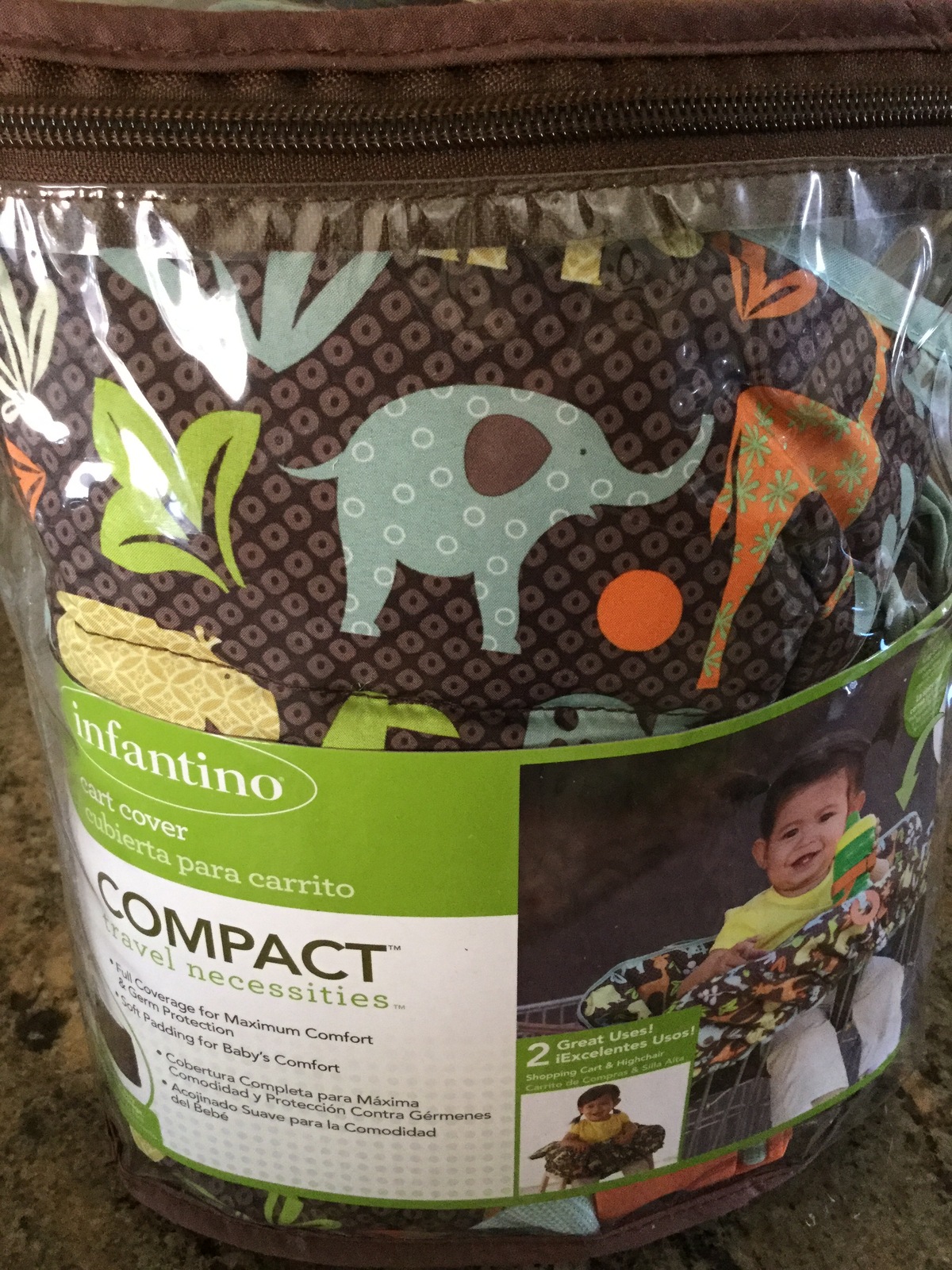 Infantino Cart and Highchair Cover New Shopping Cart Covers