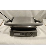 Cuisinart GR-150 Griddler Double Griddle Plate Deluxe Brushed Stainless ... - $75.12