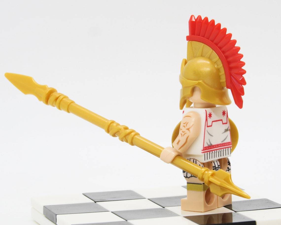 Ancient Greek Soldier Hoplite Minifigures Weapons and Accessories ...