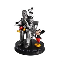 Walt Disney and Mickey Mouse D100 Years of Wonder Stone Resin Limited Edition