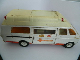 Vintage Tonka Rescue Ambulance Van Truck w\Sliding Door - $59.99