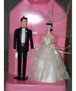 Hallmark Keepsake Barbie & Ken Wedding Cake Topper Ornaments New In Box 1997 - $9.89
