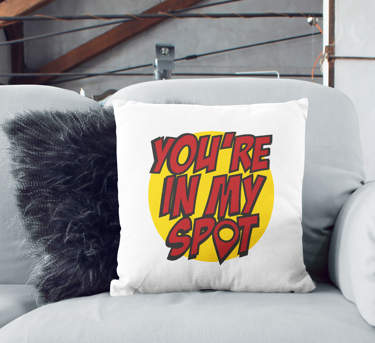 Throw Pillow You Are In My Spot The Big Bang Theory Sheldon Cooper Tv Show Pillo Pillows