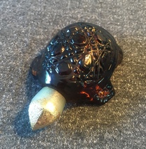70s Avon Brown Glass turtle cologne bottle (Unforgettable) image 2