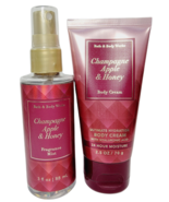 Bath &amp; Body Works CHAMPAGNE APPLE &amp; HONEY Travel Size Set Fragrance Mist... - $15.73