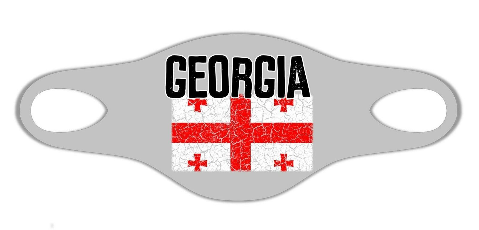 Georgia Patriot Flag Printed Face Mask Protective Reusable Washable Breathable