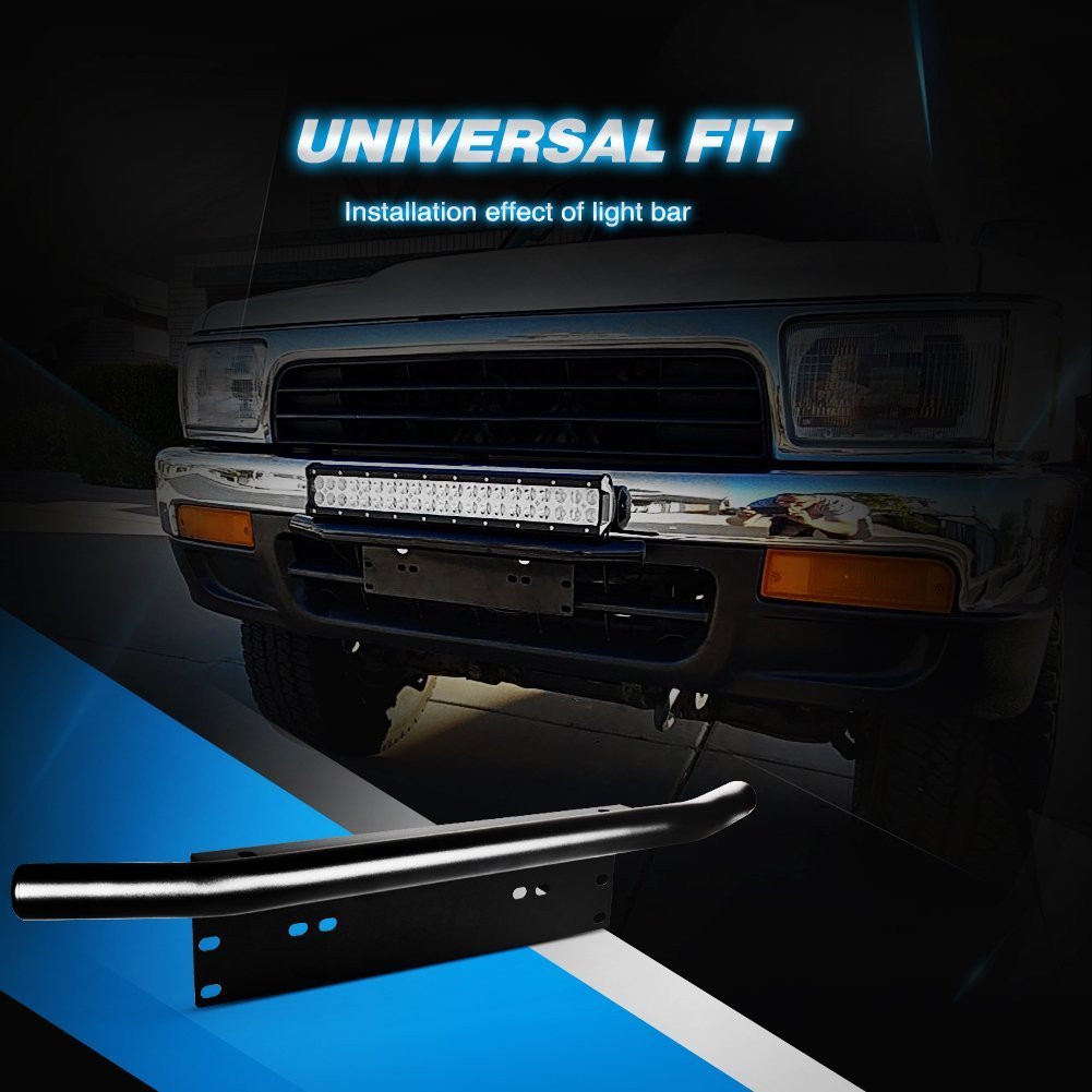 Nilight Led Light Bar Mounting Bracket Front License Plate Frame
