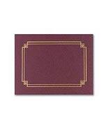 Masterpiece Linen Certificate Cover, Burgundy - 3 Covers - $10.59