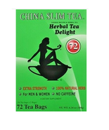 China Slim Herbal Tea Extra Strength Delight For Men and Women 72 Tea Ba... - $17.80