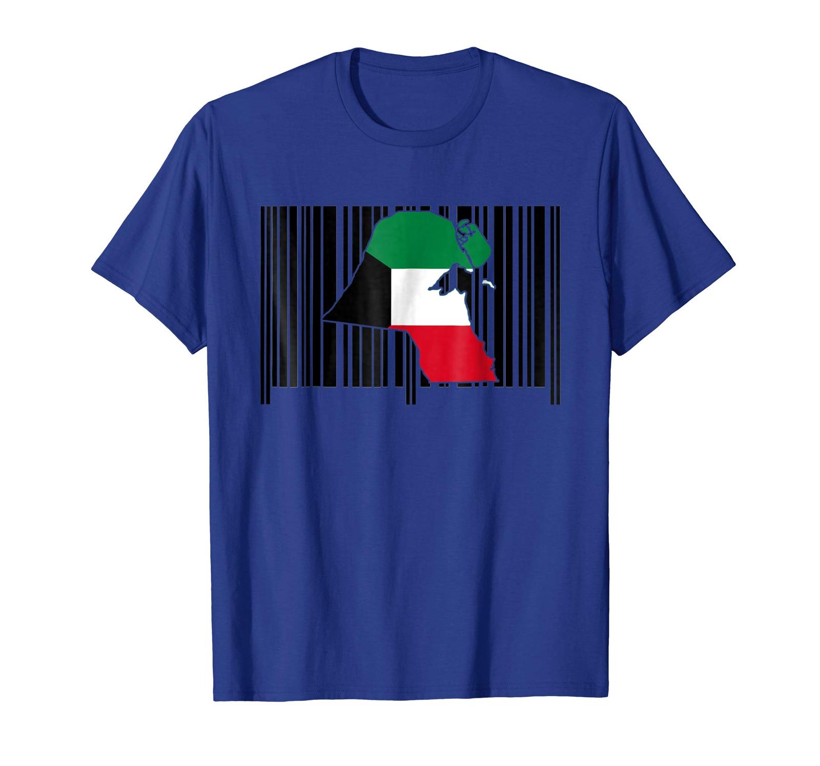 Funny Tee Barcode Kuwait TShirt Men TShirts