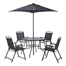 Mainstays Albany Lane 6 Piece Outdoor Patio Dining Set, Red image 13