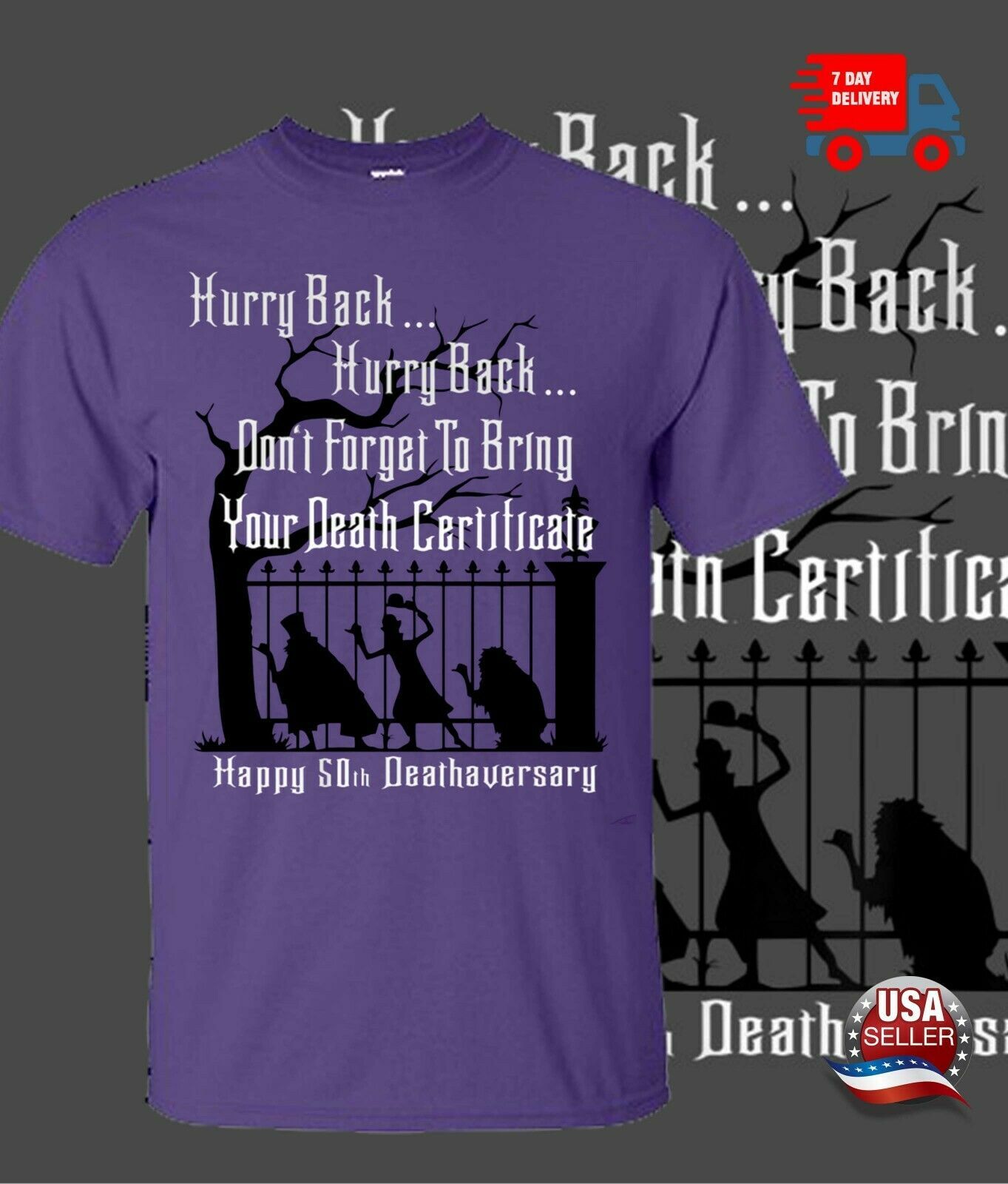 haunted mansion 50th shirt