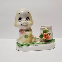 Vintage Baby Chick Figurine, Toothpick Holder / Planter, 1950s Taiwan MCM image 3