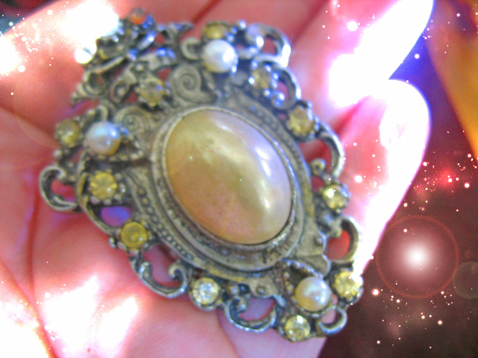 Primary image for FREE W $99 HAUNTED ANTIQUE PIN ALEXANDRIA 'S FROM SURVIVAL TO THRIVAL MAGICK 
