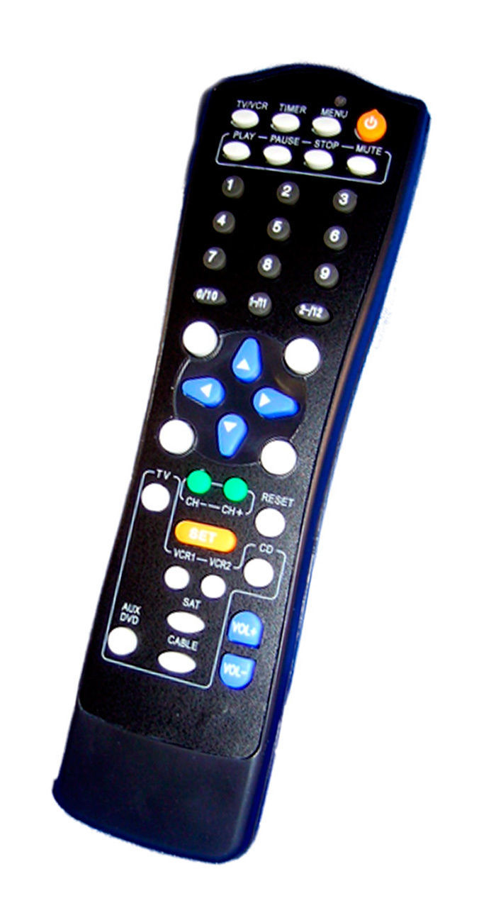 universal remote control for vcr