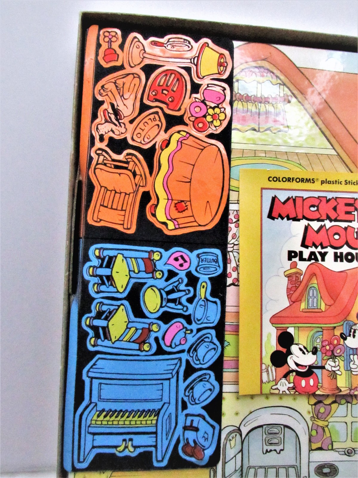 1970s "Mickey Mouse Play House" Colorforms Colorforms