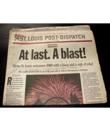 2000 Jan 1 St Louis Post Dispatch Newspaper Y2K Millennium Celebrate Complete C3 - $14.99