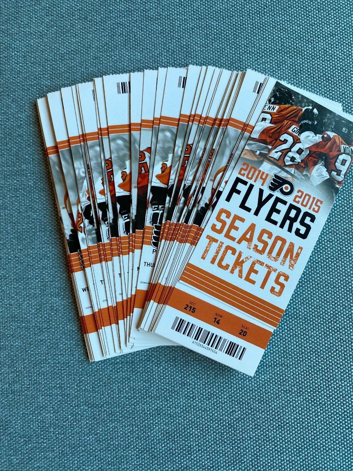 201415 Philadelphia Flyers Full Season Ticket Stubs Ticket Stubs