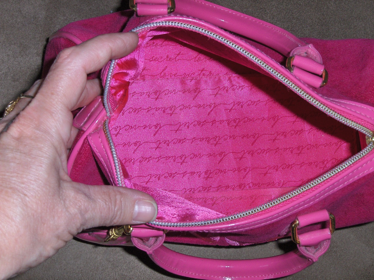 Victoria's Secret Love Pink Satchel Purse Bag Women's Handbags & Bags