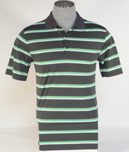 Nike Golf Tour Performance Dri Fit Gray Stripe Short Sleeve Polo Shirt M... - $48.74