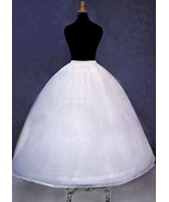 4-Hoop Super Full Bone Wedding Dress Party Petticoat Crinoline Bridal Sl... - $39.99