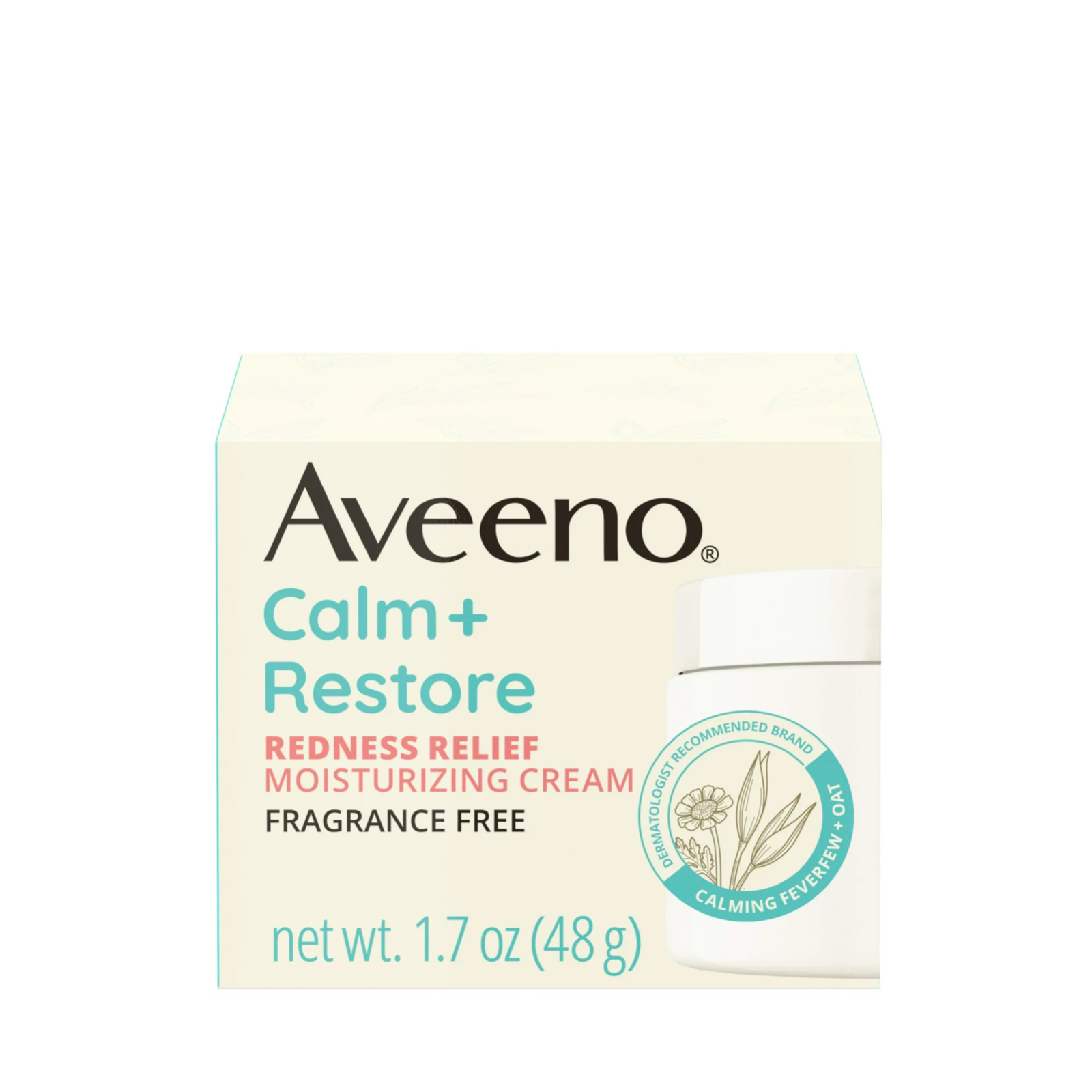 Primary image for Aveeno Calm + Restore Redness Relief Cream, Face Moisturizer, 1.7 oz..