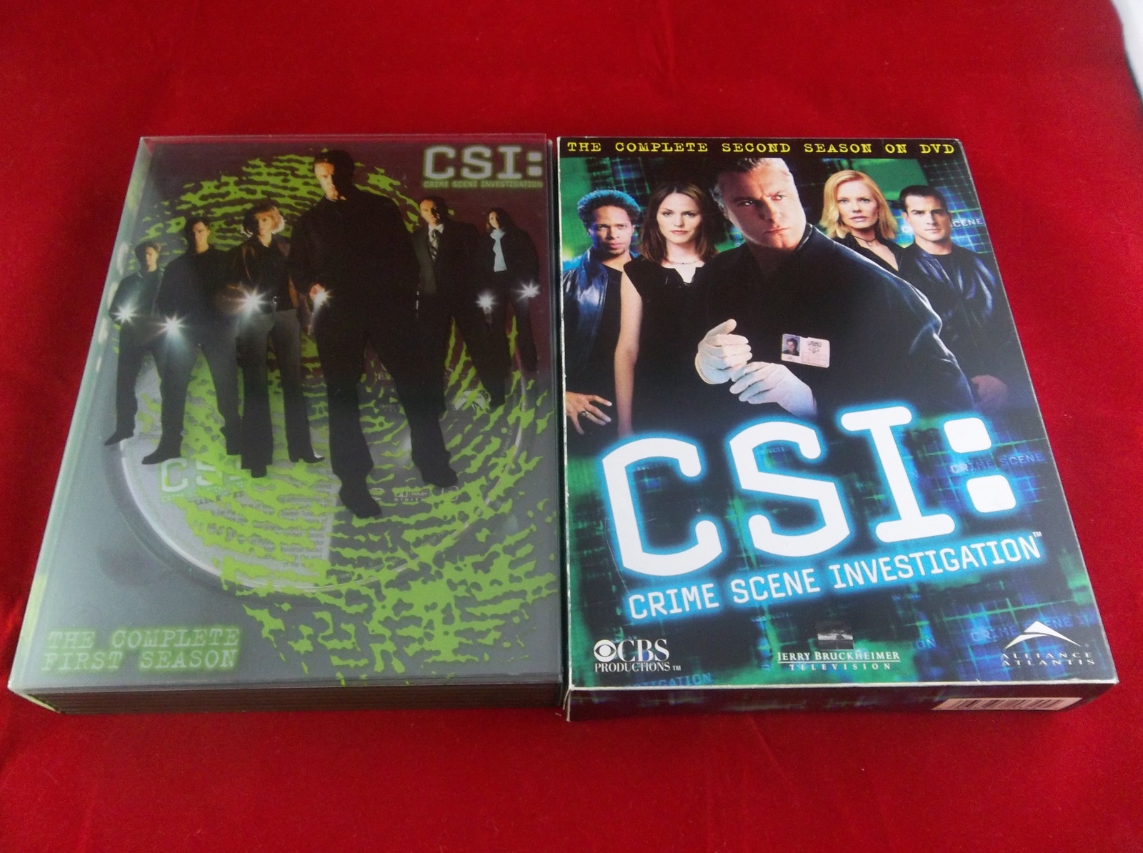 CSI Crime Scene Investigation The Complete First Second Season DVD Box Set Lot DVD HD DVD