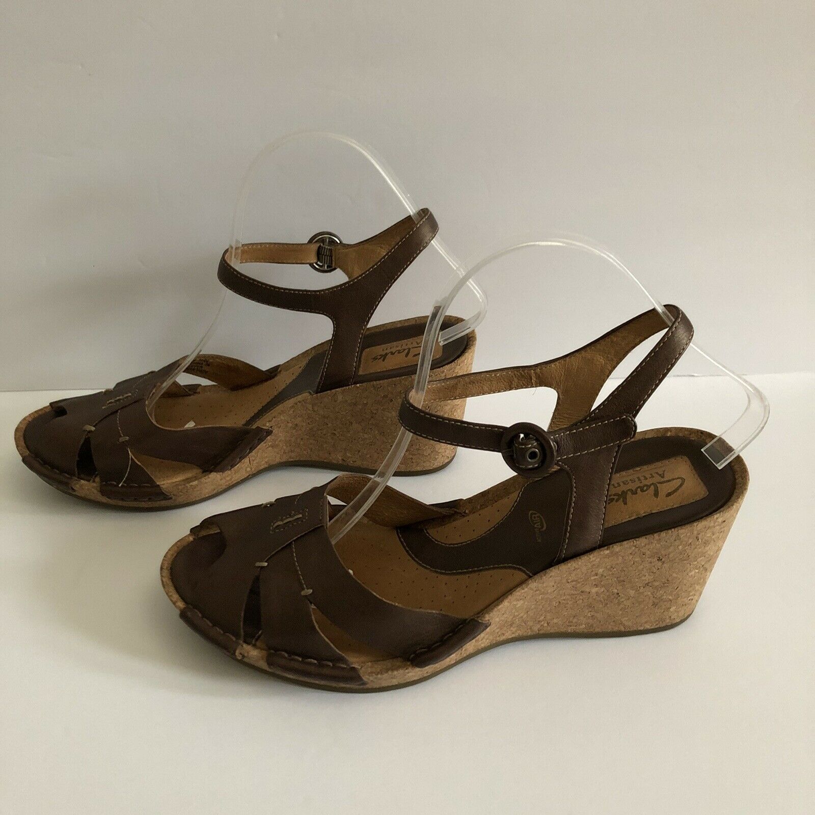 clarks active air wedge shoes