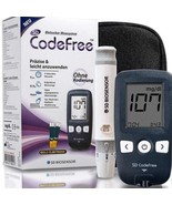CodeFree Blood Glucose Sugar Meter Monitor 10 lancets+10 test strips SEA... - $49.00
