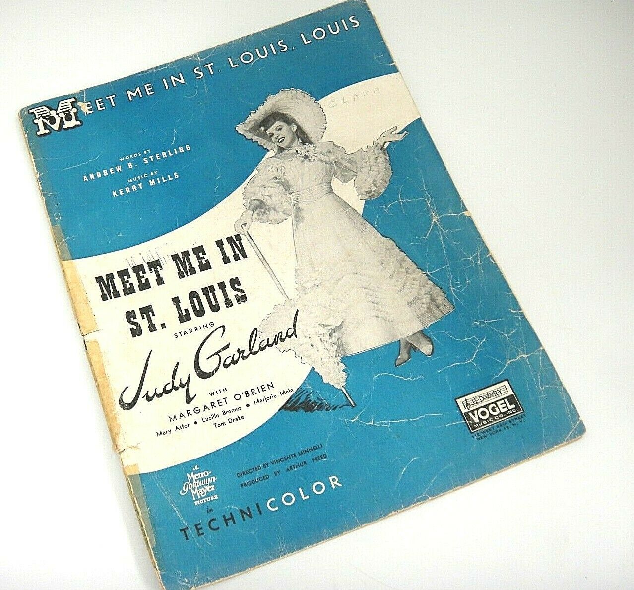 Primary image for Meet Me In St. Louis Sheet Music 1931 Andrew Sterling & Kerry Miles Judy Garland