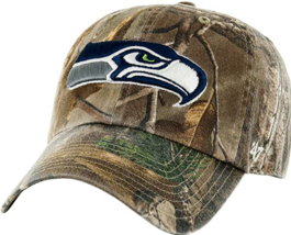 47 Brand Seattle Seahawks NFL Realtree Camo Clean Up Cap - $26.24