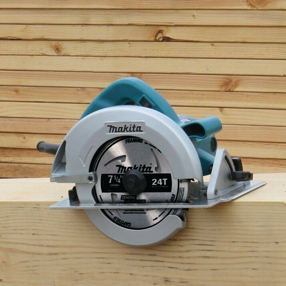 Makita Circular Saw 71/4 in. 15 Amp Depth Adjustment 24T Carbide Blade