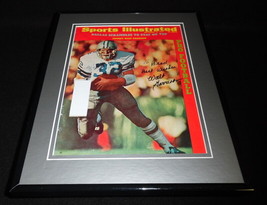 Walt Garrison Signed Framed 1972 Sports Illustrated Magazine Cover Cowboys image 1
