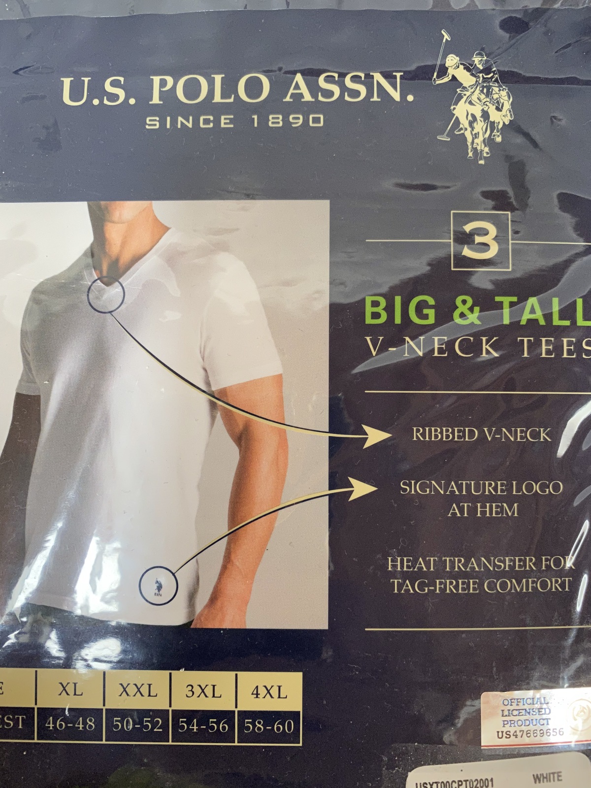 xlt mens undershirts