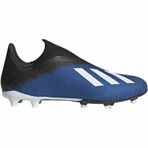 Adidas X 19.3 Laceless FG Soccer Cleats SIZE 7.5 Royal Blue White Black EG7178 - $44.54
