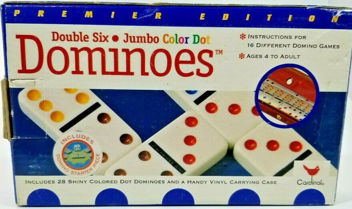 Games & Puzzles Toys & Games Dice & Tile Games Jumbo Colored Dominoes ...