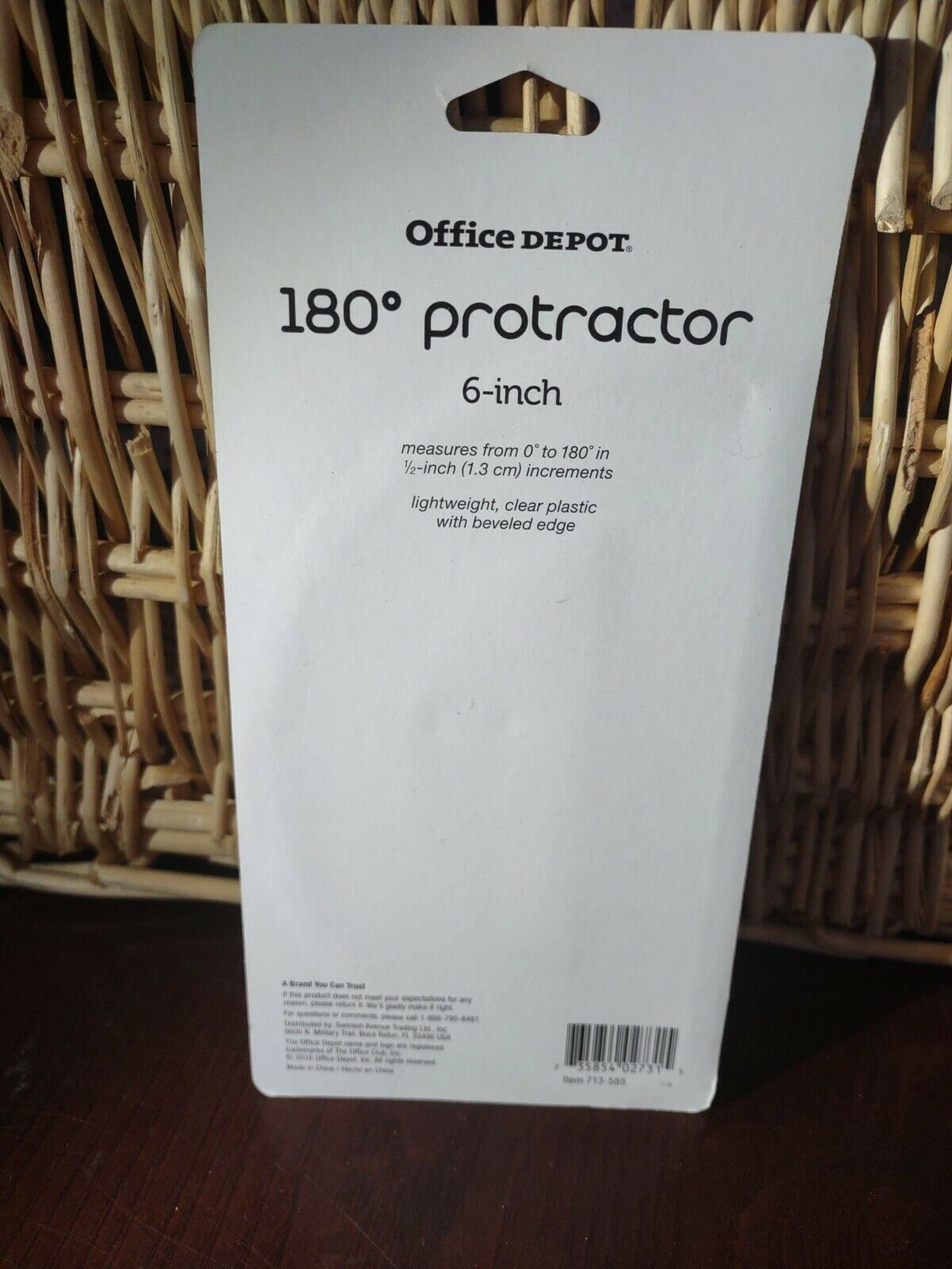 Office Depot 180 Degree Protractor Purple Other