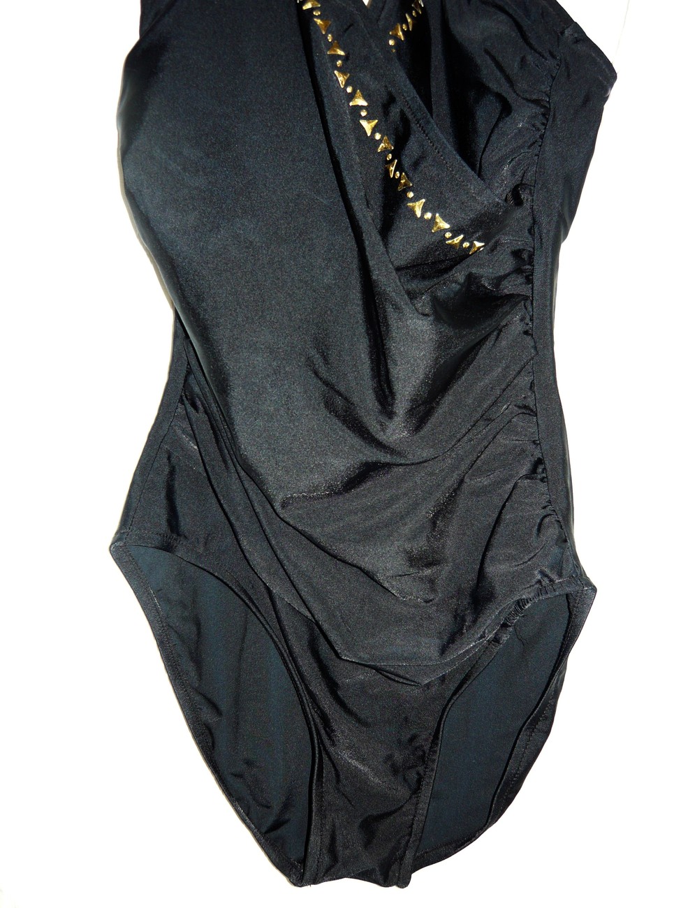 Jantzen Black Glamor Vintage Bathing Suit sz. 12 Swimwear