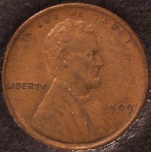 1909 VDB Lincoln Wheat Back Penny AU #0039 - $19.99
