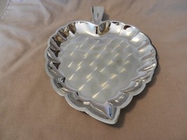 Vintage Silverplated Leaf Appetizer Serving Platter - $22.28