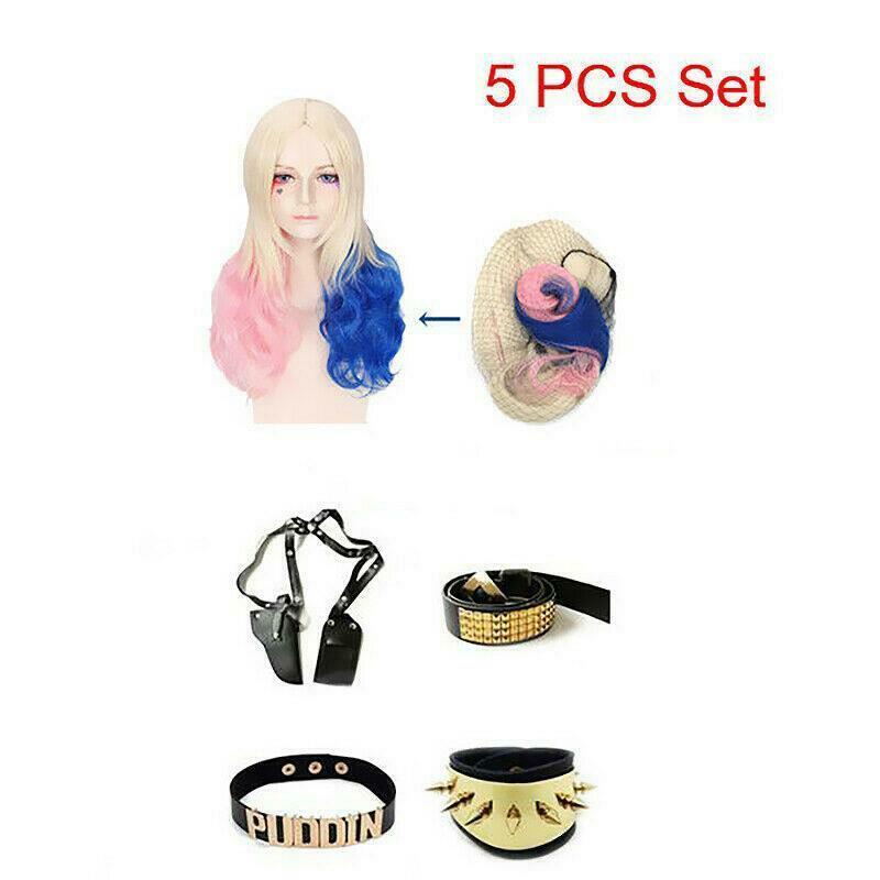 Birds Of Prey Harley Quinn Costume Suicide Squad Halloween 5Pc Set Size One Size