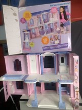 2001 Barbie Grand Hotel Mattel Pink Purple 2 ft Deluxe Vintage Resort Di... - $197.99