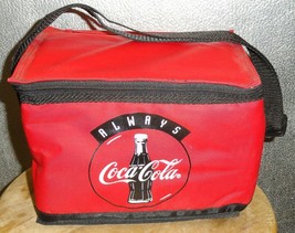 Coca Cola Insulated Soft Lunch Box 1997 Vintage NEW! Red White Black Lunchbox - $25.00