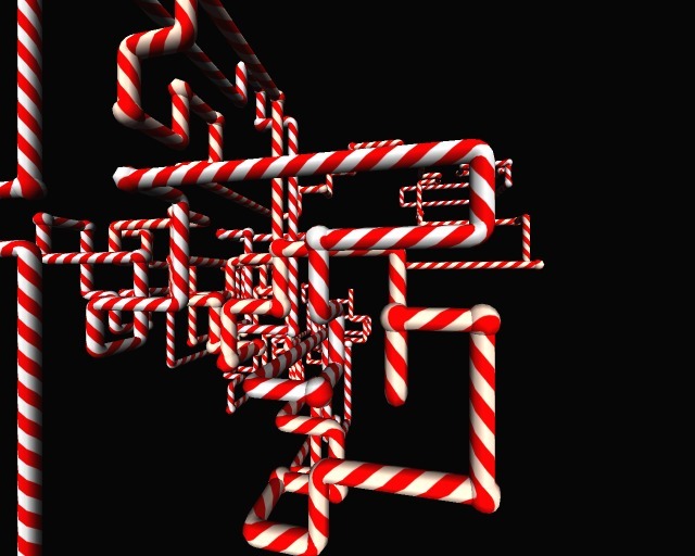 Primary image for FREEBIE Screensaver Candy Cane Trick for Windows PC Easter Egg for Christmas ;-)