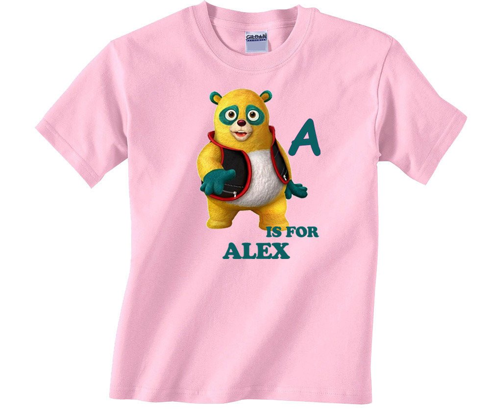 Personalized Special Agent Oso ABC Pink Birthday T-Shirt Gift Add Name